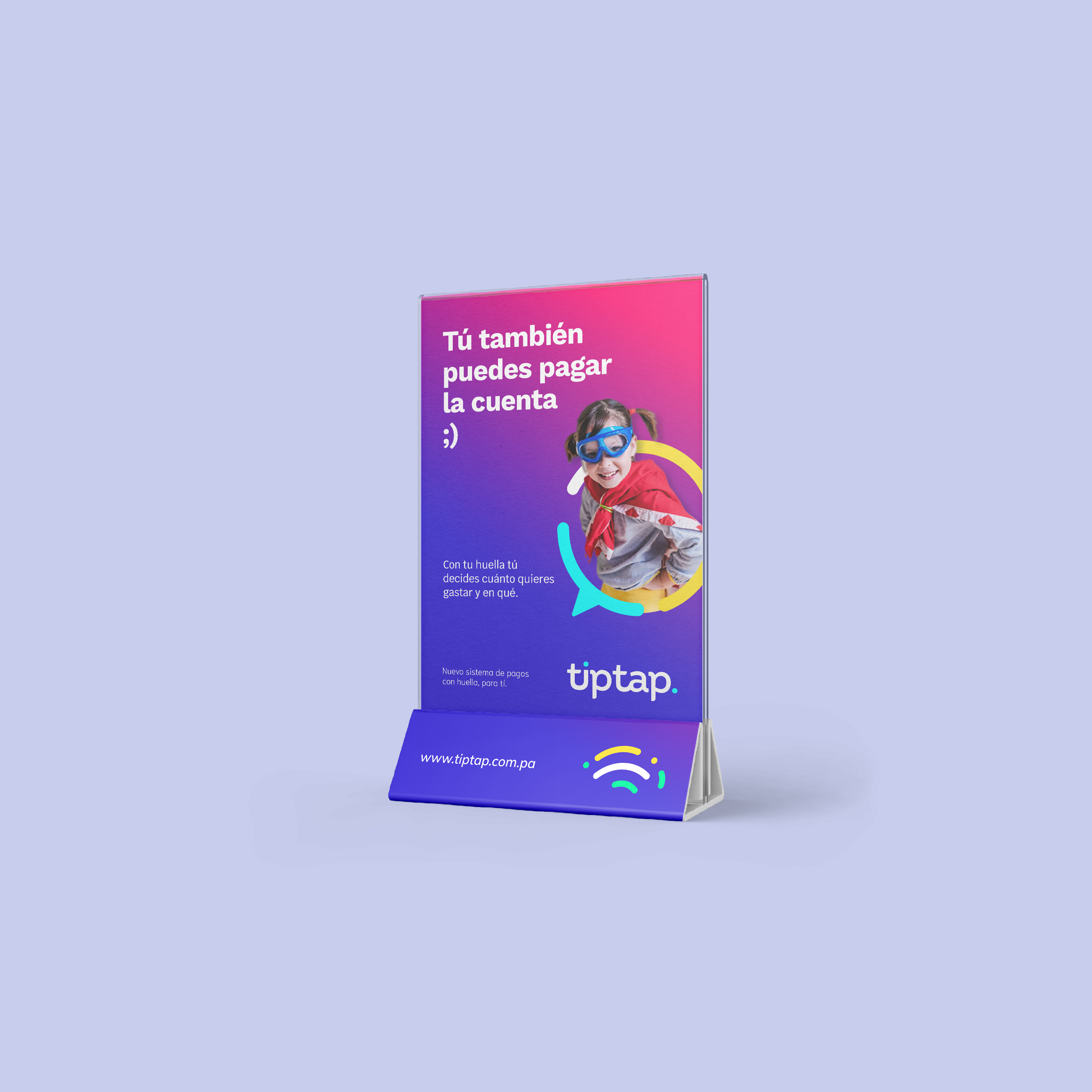 Tiptap hablador POS — Tú también puedes pagar la cuenta