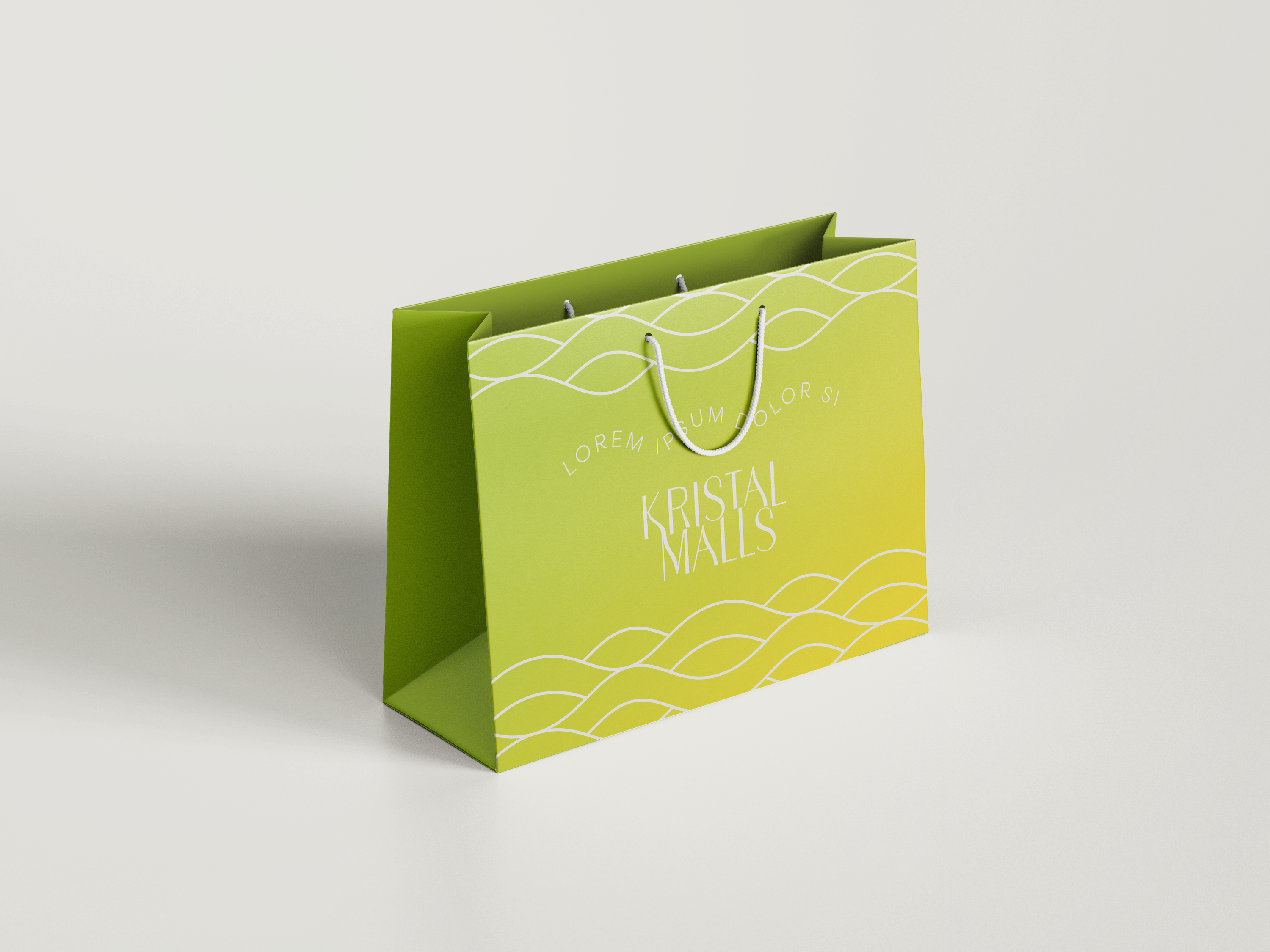 Kristal Malls shopping bag